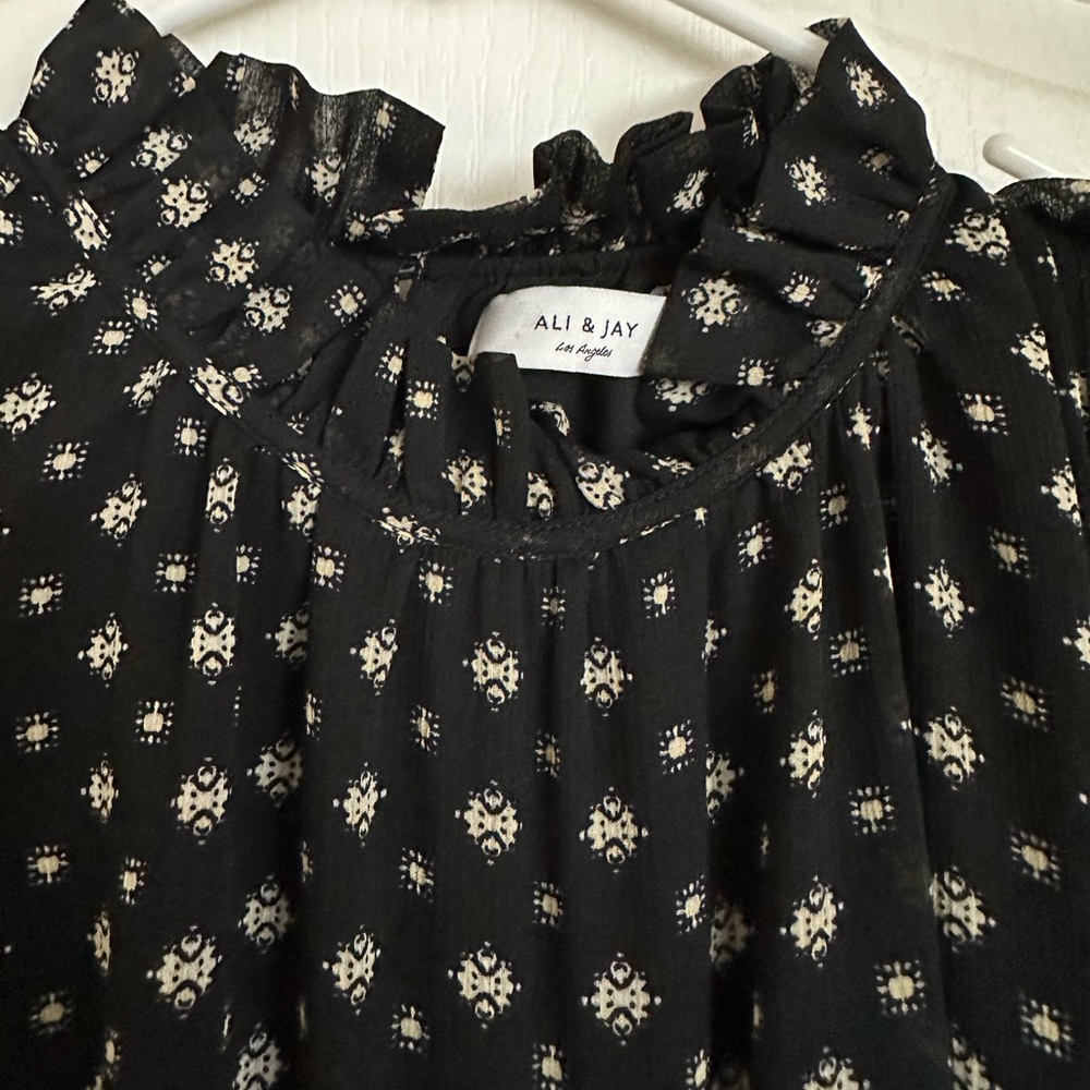 Anthropologie Ali & Jay Black Jumpsuit. Size MP